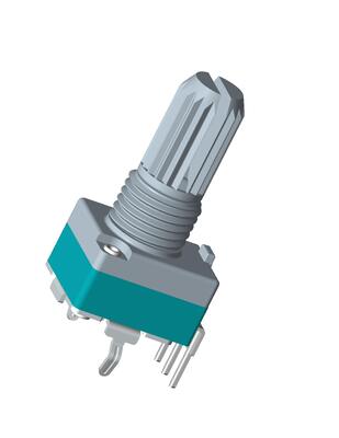 Shaft Diameter 6mm Or Customized Rotary Electrical Potentiometer Through Hole DIP Mount Electronic Component for Signal Adjustment and Control
